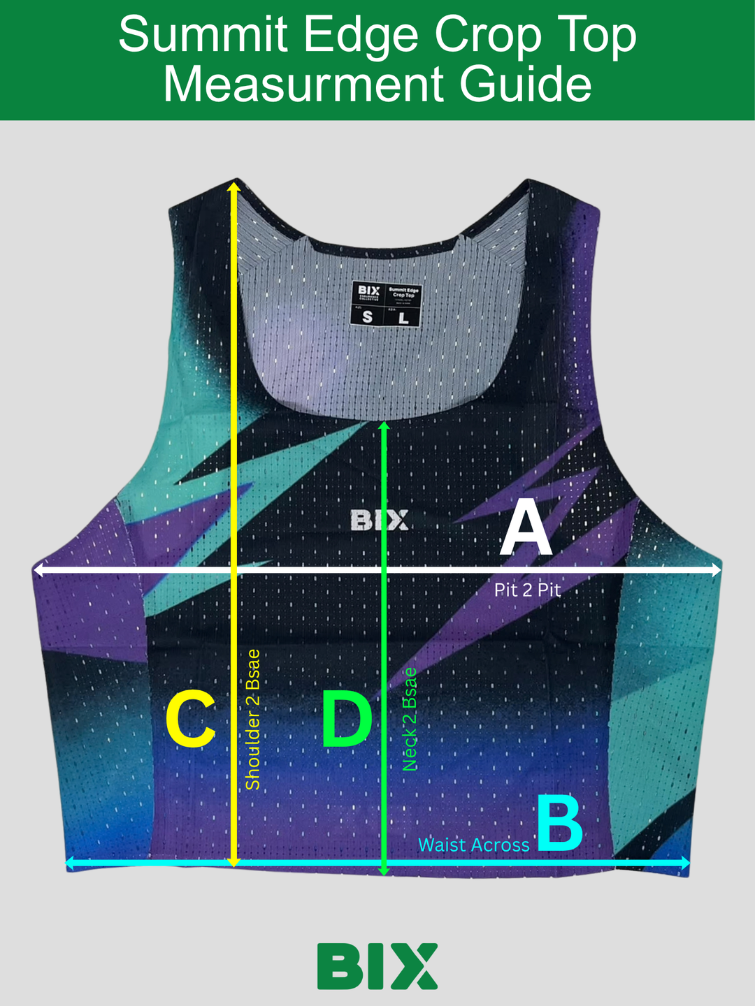 Bix Summit Edge Crop Top
