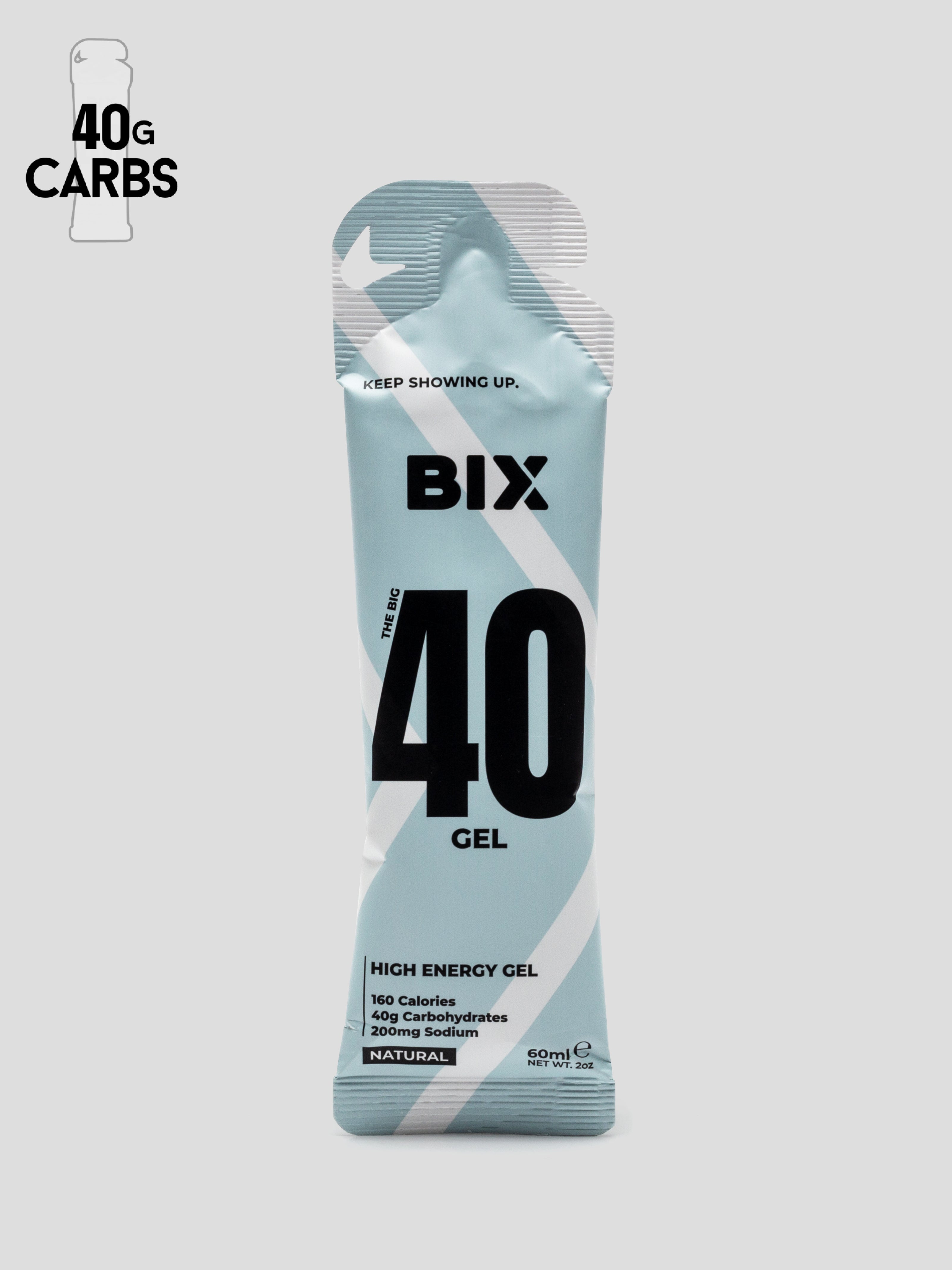 Big 40 Energy Gel – 40g Carbs + Electrolytes | No Flavour, No